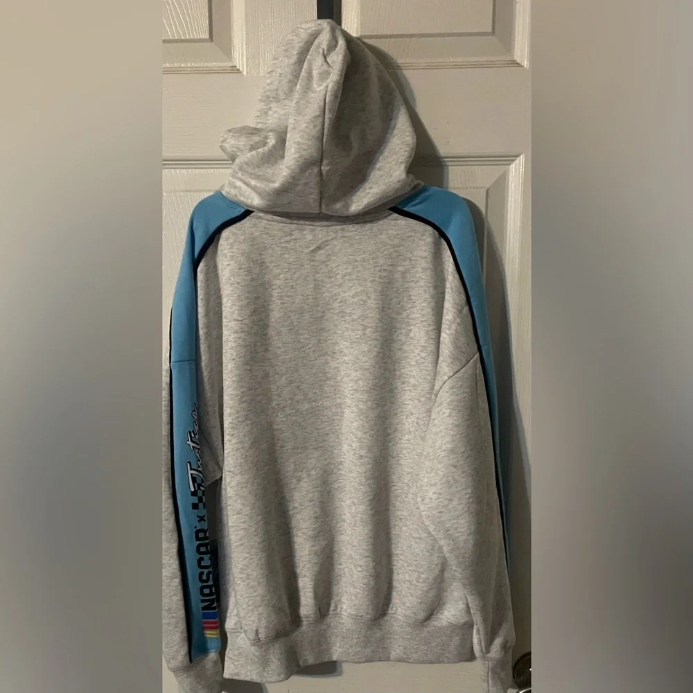 Justice x NASCAR Racing Hoodie Girls L (12/14) NWT Colorblock Fleece Pullover